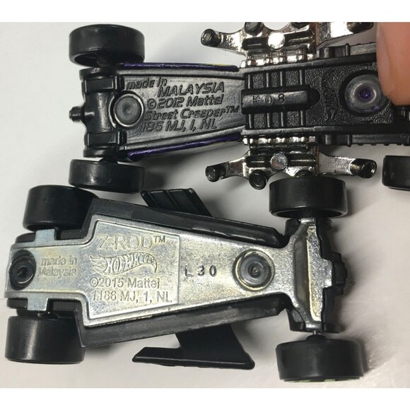 2 Set Hot Wheels Chevy Z-Rod Street Spider Creeper Race Cars 2012 2015 Collector - Picture 4 of 16